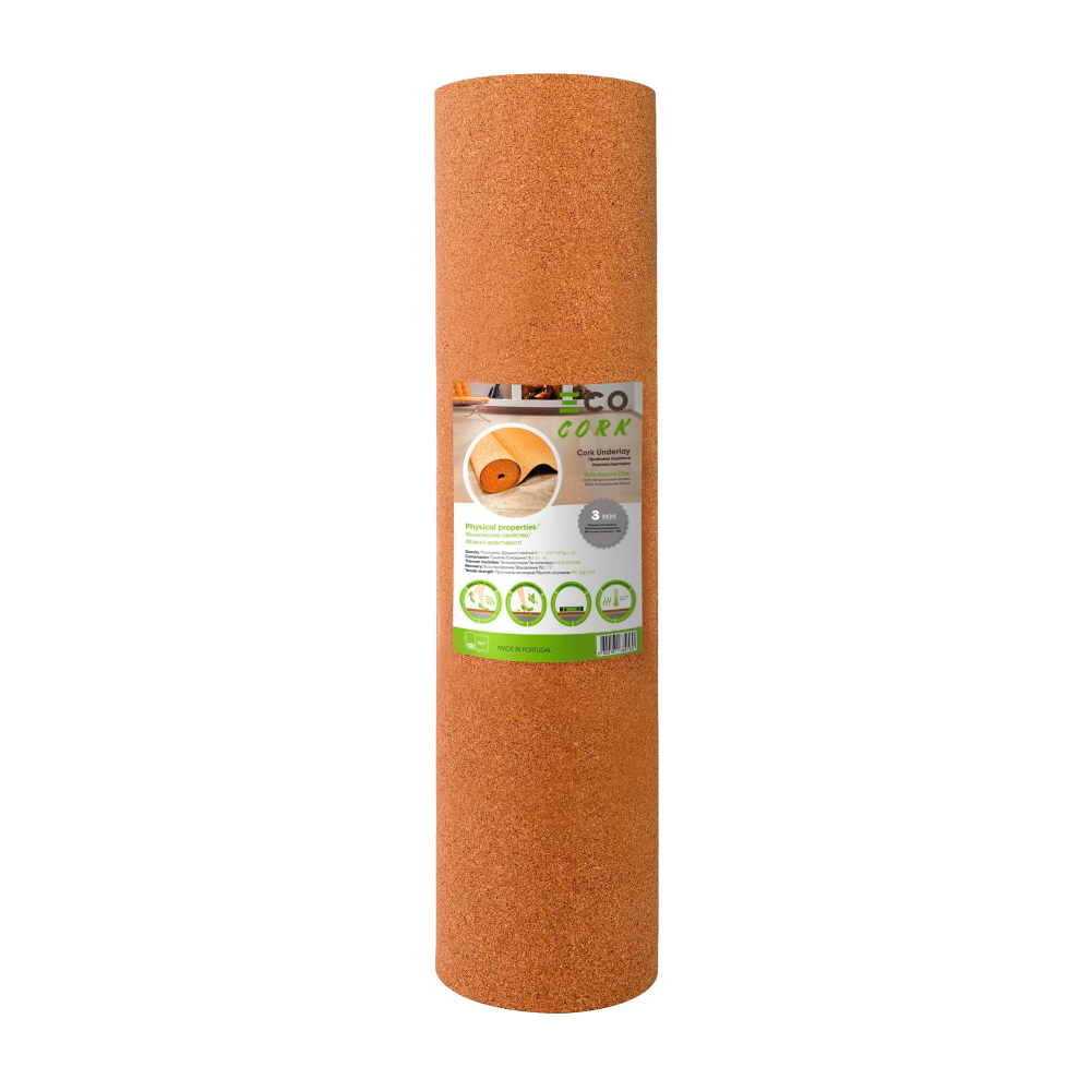 Подложка пробковая Eco Cork 3 мм 